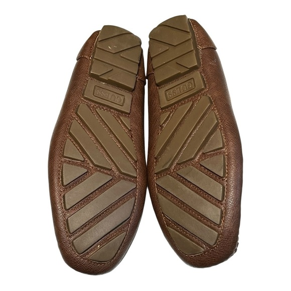 Guess Men’s Abbey Driver Loafer 7.5 Brown Faux Leather Classic Casual Preppy - Picture 7 of 8